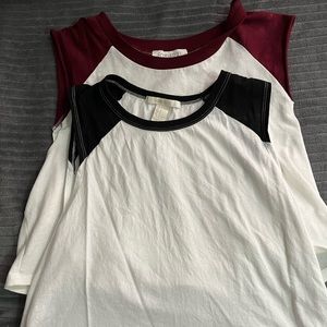 2 Sleeve-less tank tops!